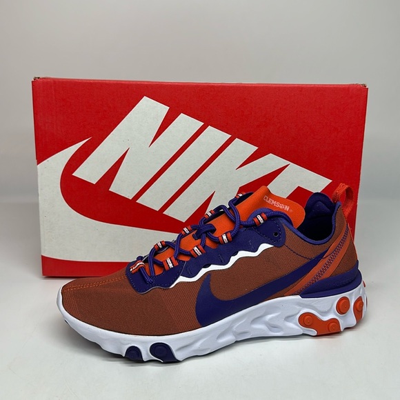 Running Shoes Clemson Shoes Mens New Mens Nike React